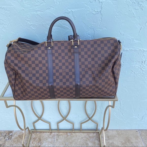 🚫SOLD🚫 Louis Vuitton Damier Ebene Keepall 55 - Picture 8 of 13